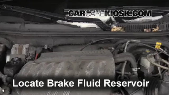2007 Chevrolet Impala SS 5.3L V8 Brake Fluid Add Fluid